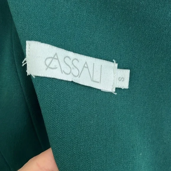 Assali Emerald Green Strapless Dress - Picture 6 of 7